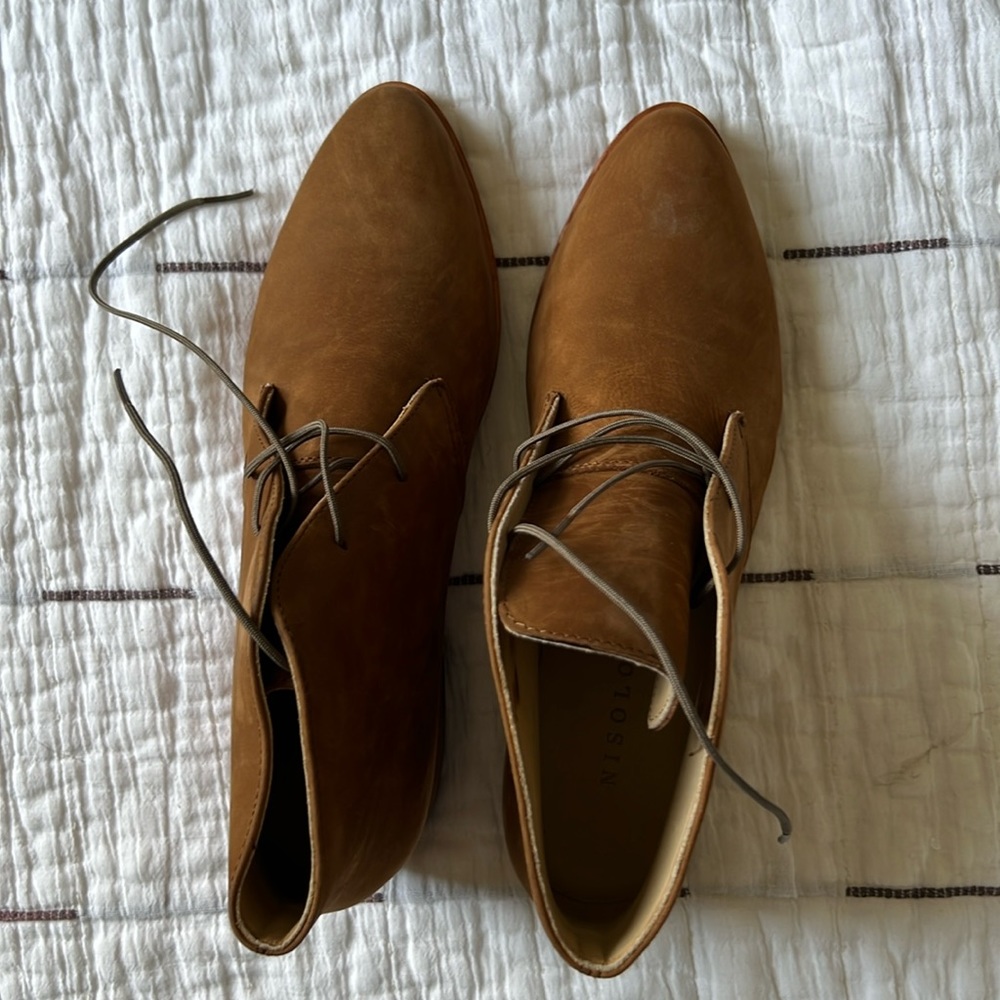 Nicole suede lace up ankle boots